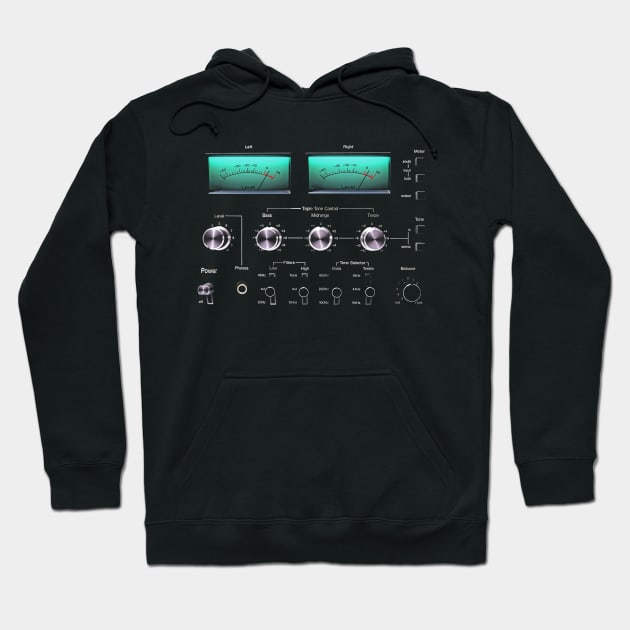 audio gear Hoodie by retroracing